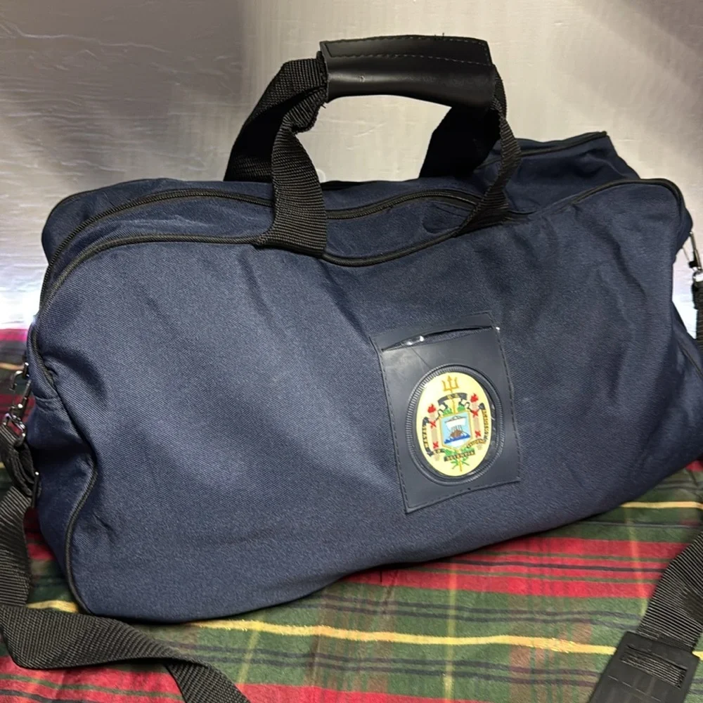Vintage US naval Academy, duffel bag and messenger bag luggage new